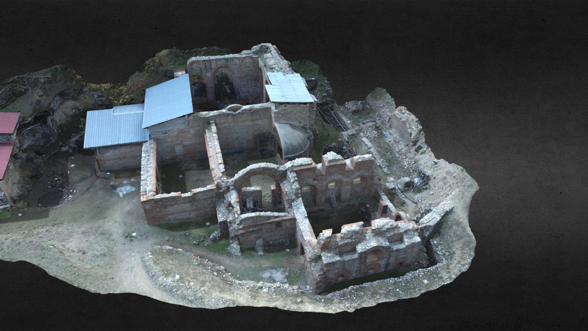 Late Roman Themal Complex, Bansko, Macedonia