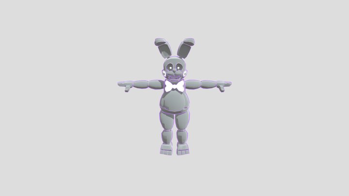 Shadow Bonnie 3D Model