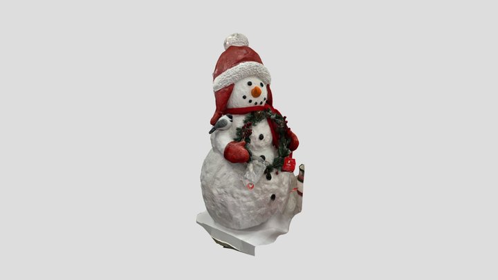 Snowman 3D Model