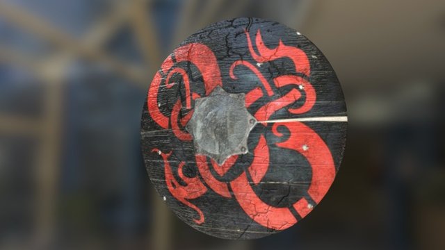 Viking Shield 3D Model