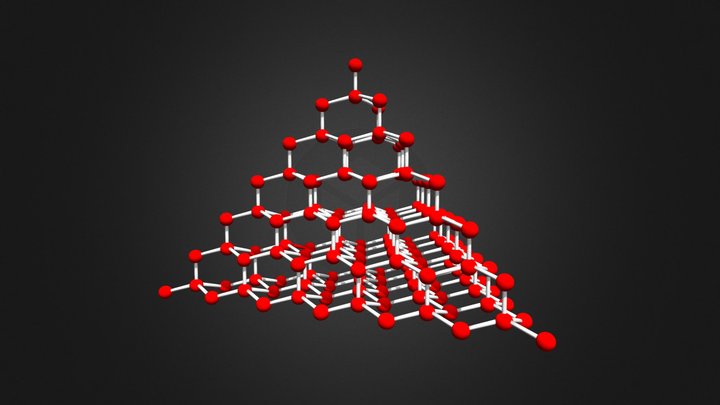 Diamond Molecule structure 3D Model