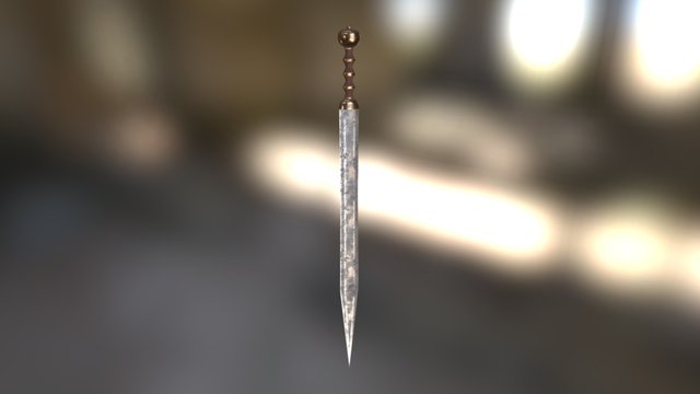Roman Sword Asset 3D Model