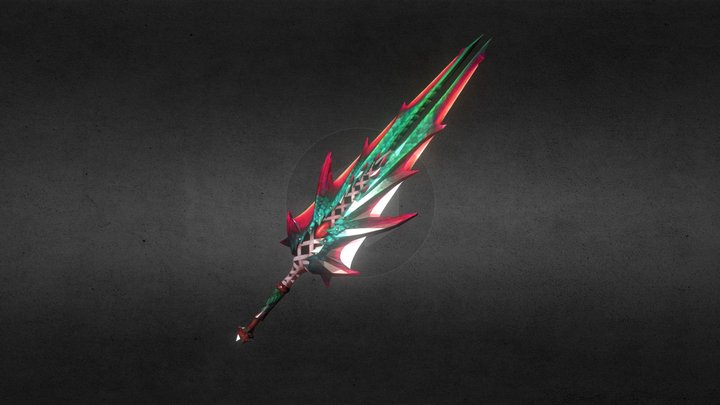 Fancy Sword 3D Model