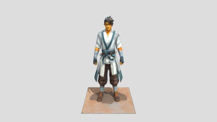 Martial Artist Attire 3D Model