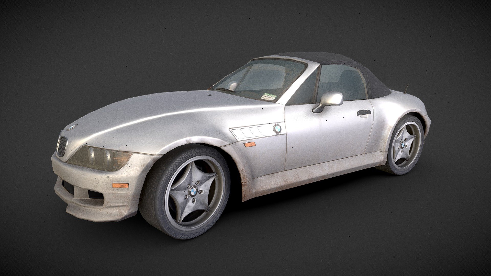 BMW Z3 - 3D model by carl.nelson (@carl.nelson) [f4e9e7d]