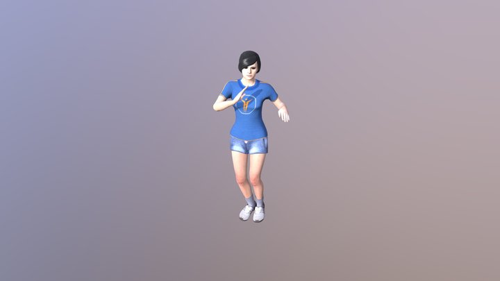 Rumba Dancing 3D Model