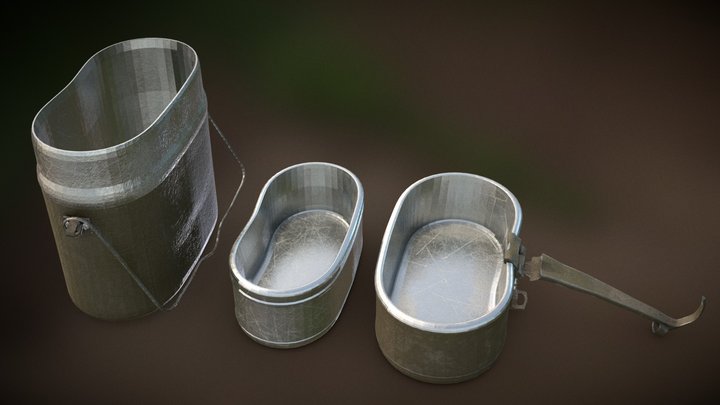 USSR Army food boiler – Free 3D Model STL