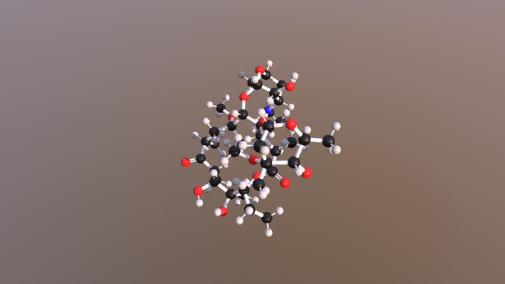 Clarithromycin 3D Model