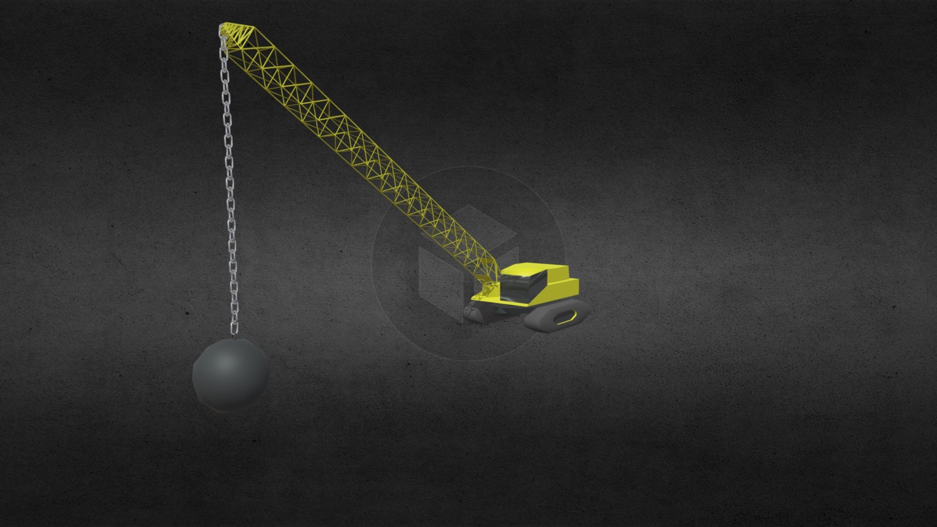 Wrecking Tractor — Sketchfab embed 3D viewer
