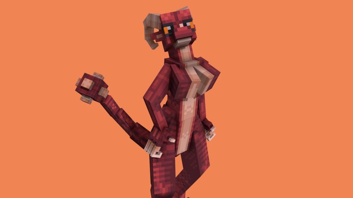 DragonGirl 3D Model