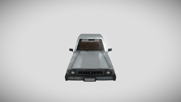 Car 3 Hello Neighbor 2 style 3D Model