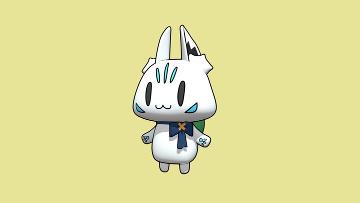 Fubuki Shirakami Sukonbu 3D Model