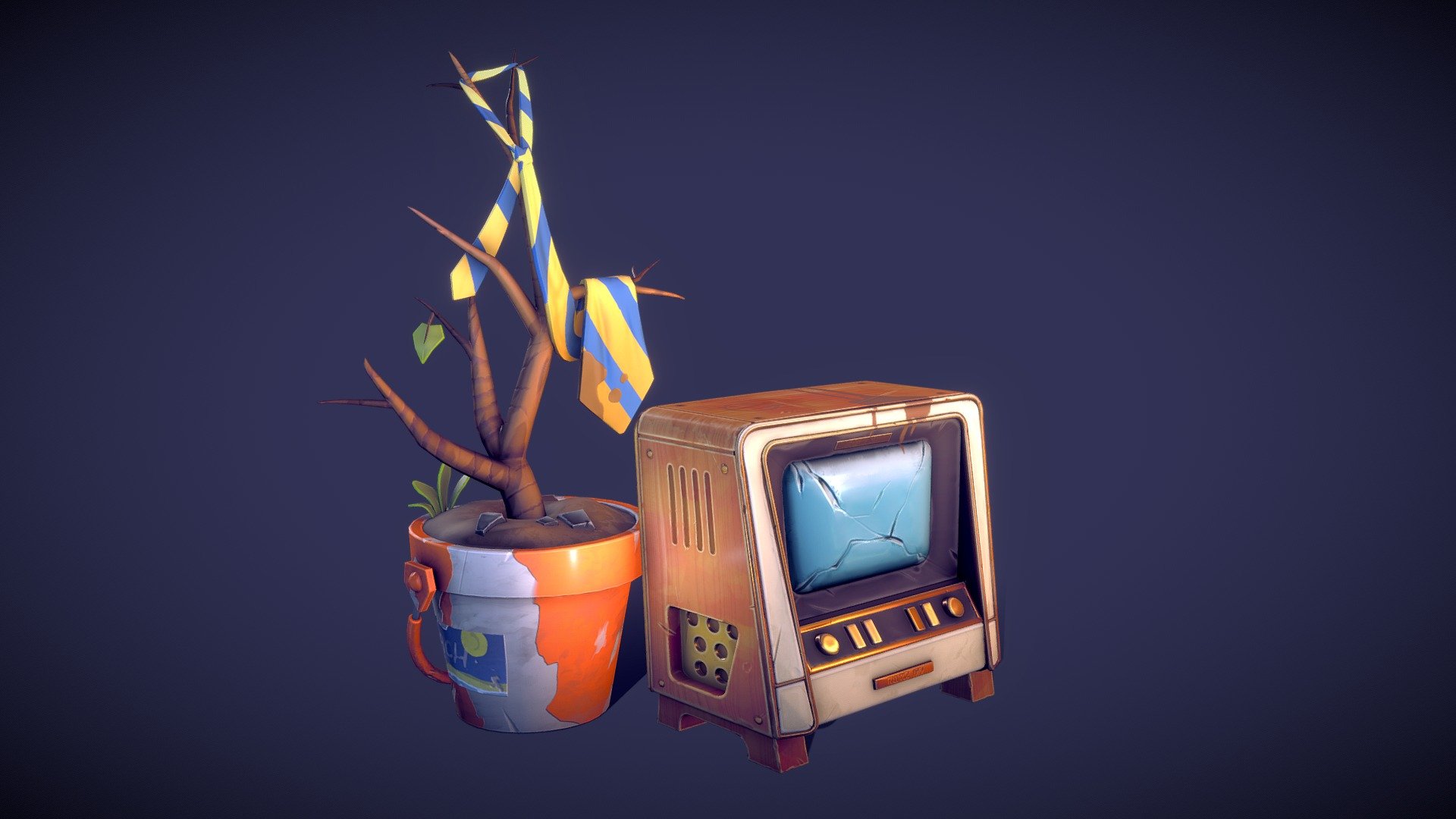 Stylised TV Props