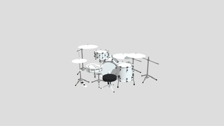 Drum Set 3D Model