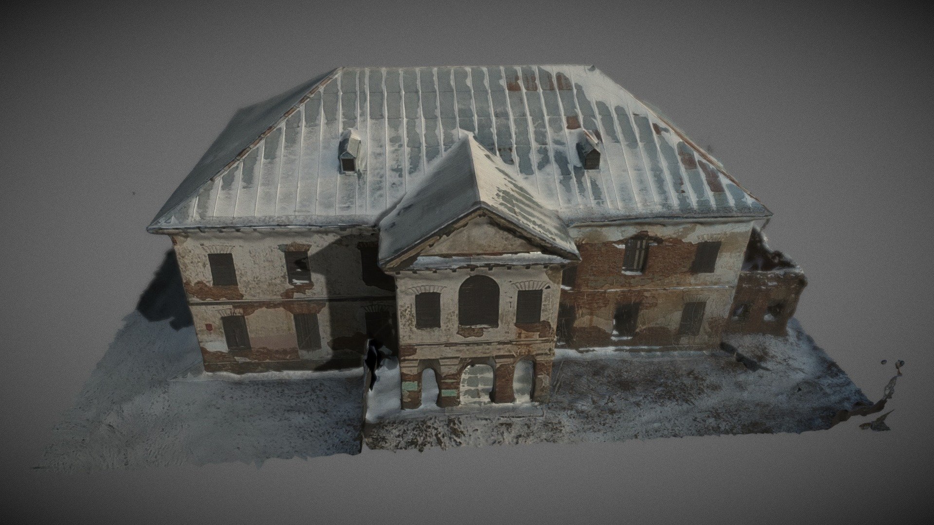 Усадьба графа Потоцкого (Березино) - 3D model by Copter.by (@osipov)  [f4ef20b]