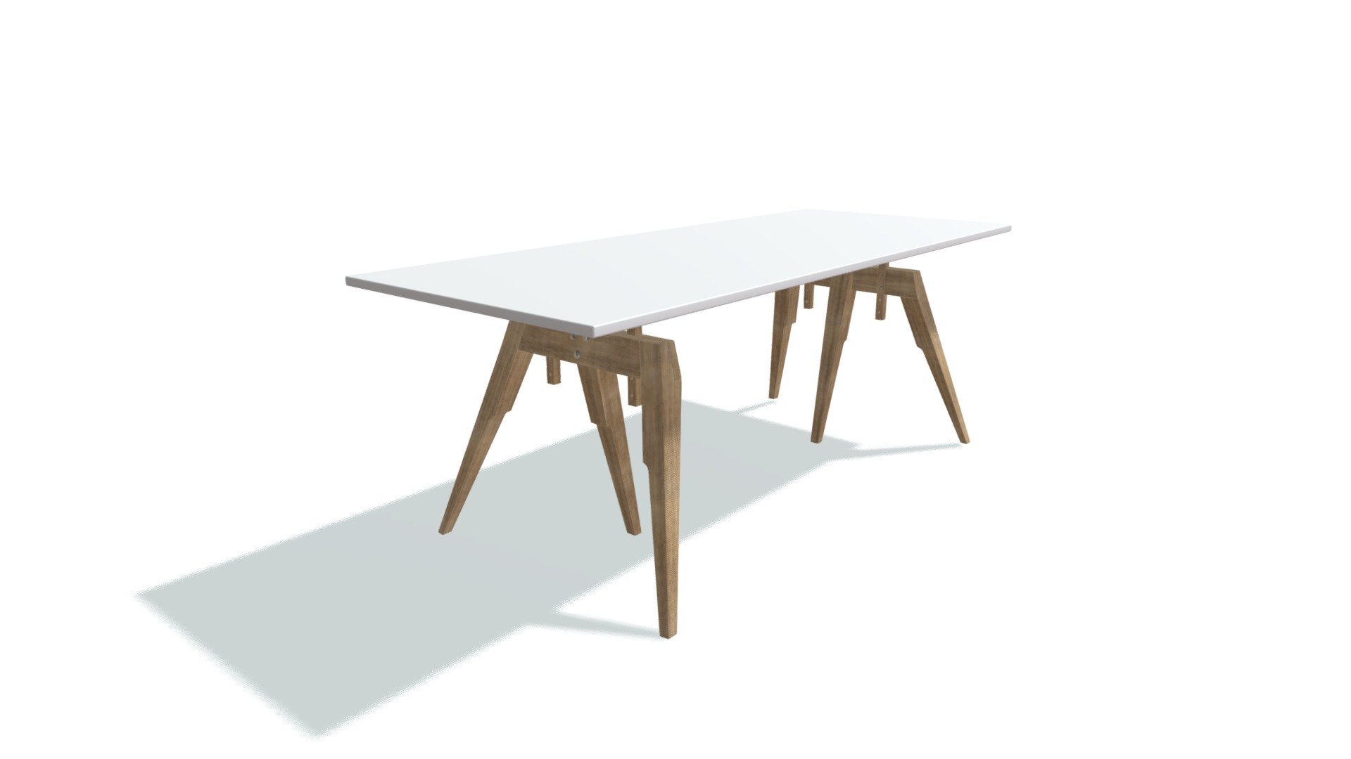 SCP Compass Table By Matthew Hilton - 3D model by quang.BEEHIVE ...