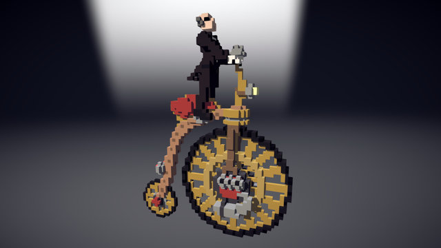 Butler got a ride 3D Model