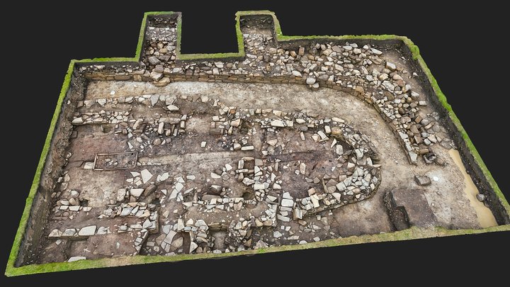 Trench J - Ness of Brodgar 2023 3D Model