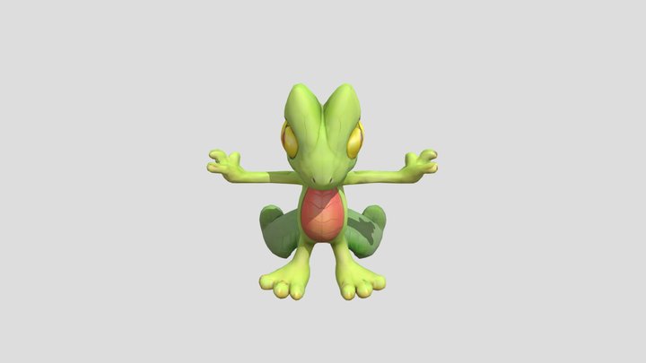 Treecko 3D models - Sketchfab
