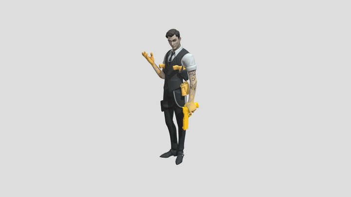 Midas-fortnite-skin 3D Model