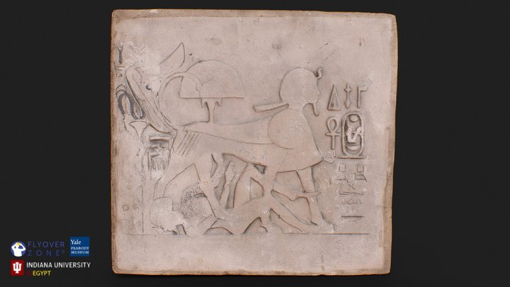 3D rendering of King as a Sphinx