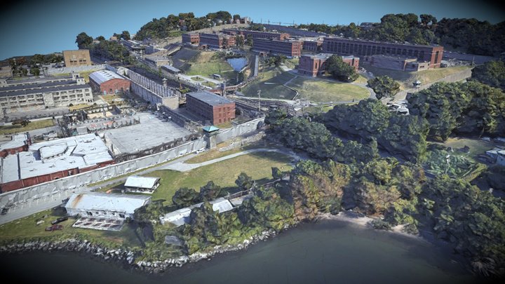 Sing Sing Prison, Ossining, New York, USA – Modello 3D gratuito STL