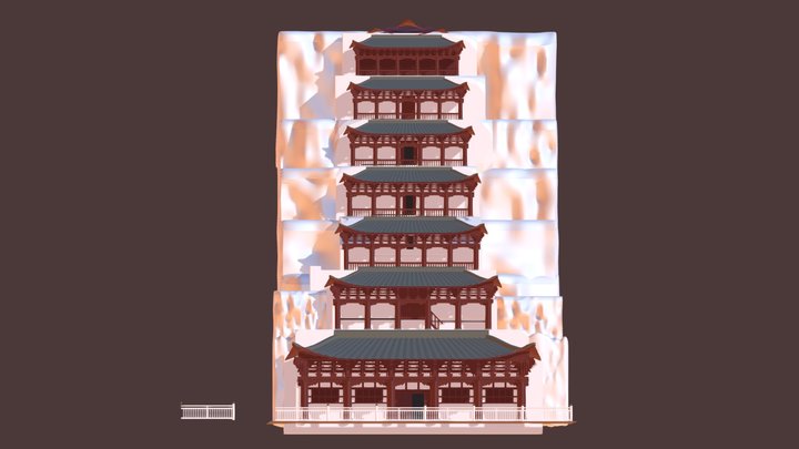 [CC0]Mogao Caves-莫高窟 3D Model