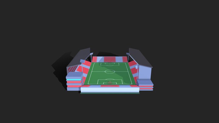 Soccer Stadium 1:1 Scale II 3D Model