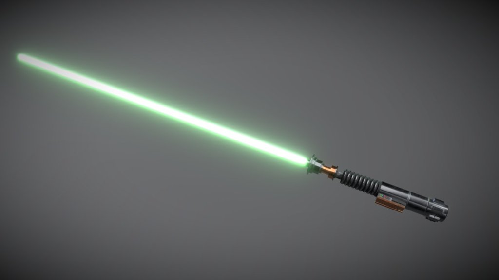 Return of the Jedi - Luke's Lightsaber v.2 - 3D model by timcoleman ...