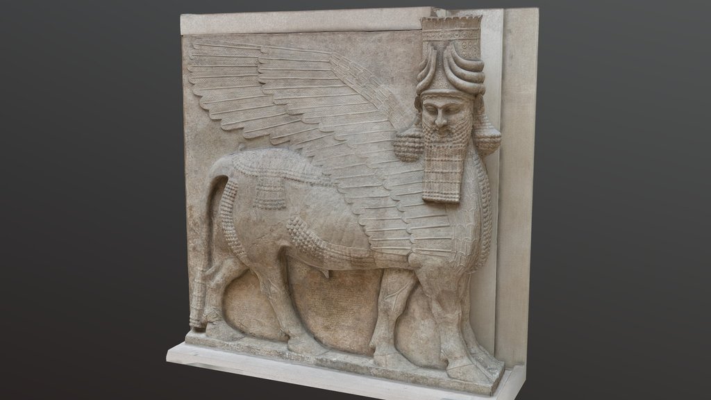 Lamassu (winged human-headed bull)