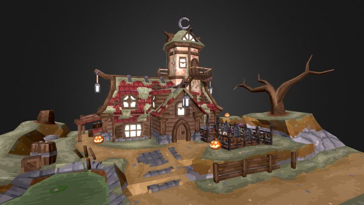 Spooky house 3D Model