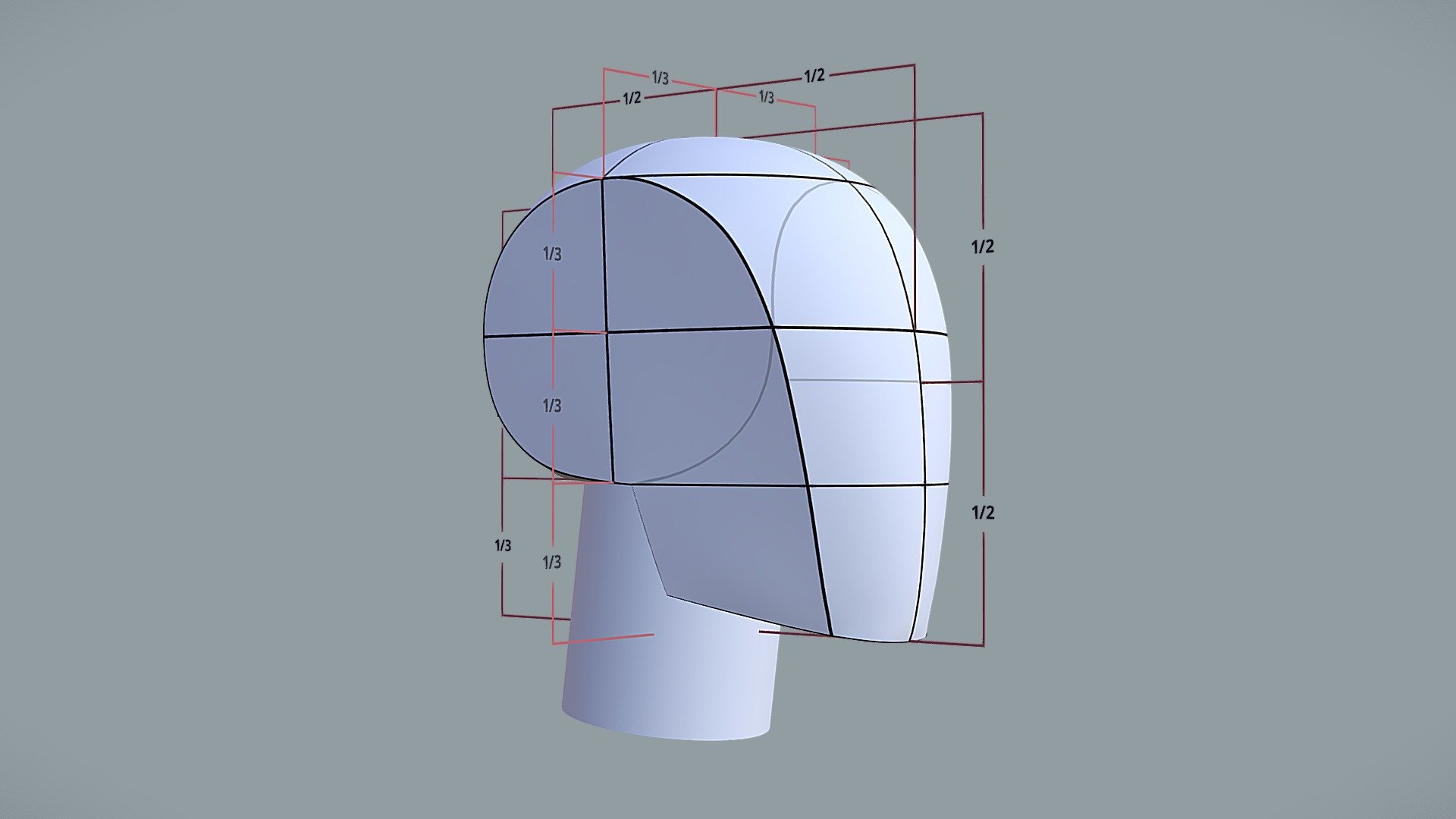 Basic Shape of the Head Download Free 3D model by Shape Foundations