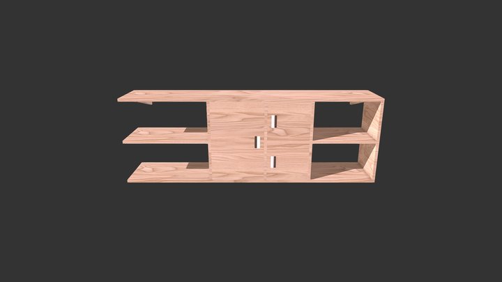 JM17 Shelving Unit2 3D Model