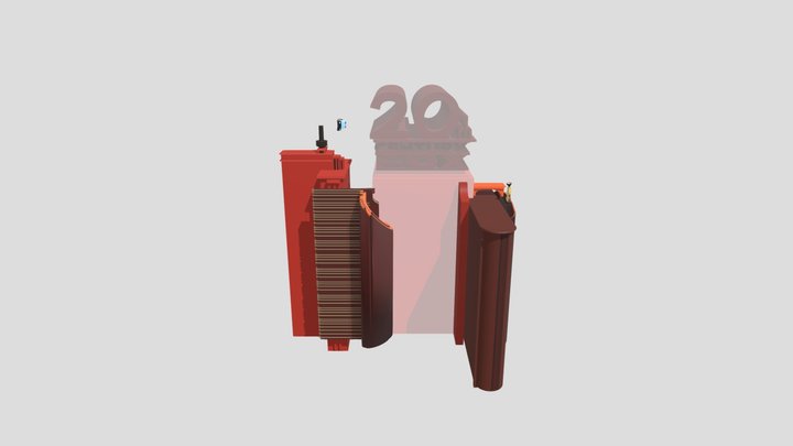 20th_century_fox_cannonball_run_v5 (1) 3D Model