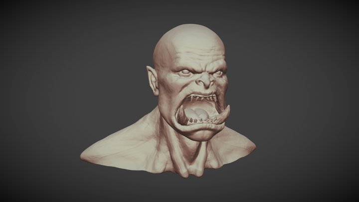 Orc_head 3D Model