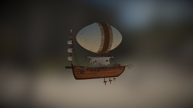 Fantasyboat 3D Model