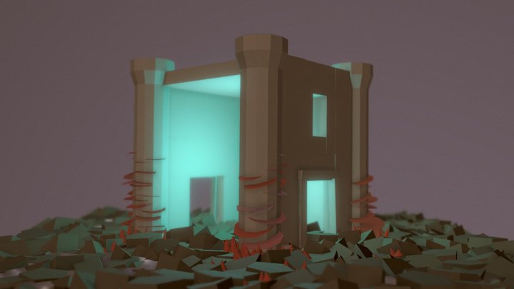 Assignment 1 (Beksiński Inspired Scene) 3D Model