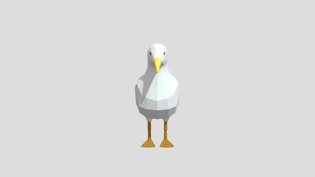 Low Poly Seagull