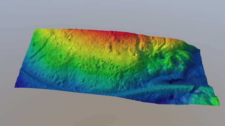 Clyne Valley Shaft Mounds 3D Model