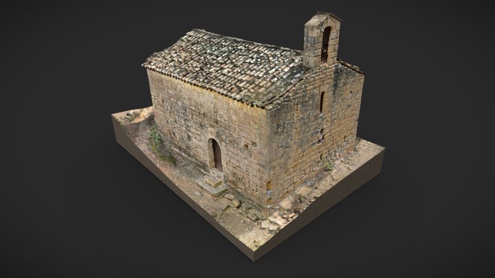 Sant Bartomeu de Fraguerau 3D Model