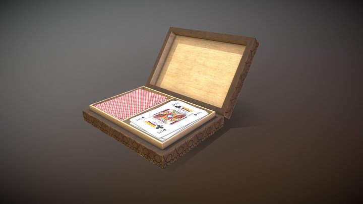 Playing Card Box 3D Model