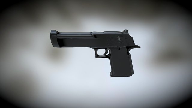 desert eagle pistol 3D Model