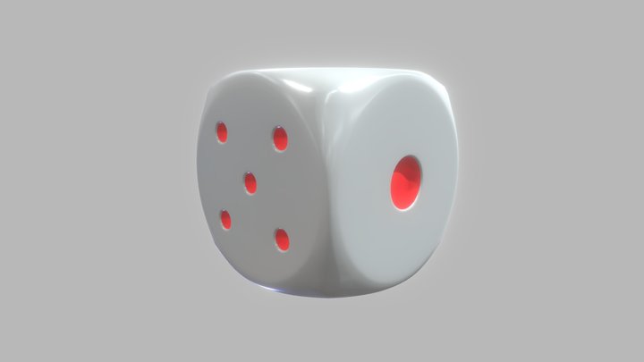Dice White Classic 2 – Modèle 3D gratuit STL