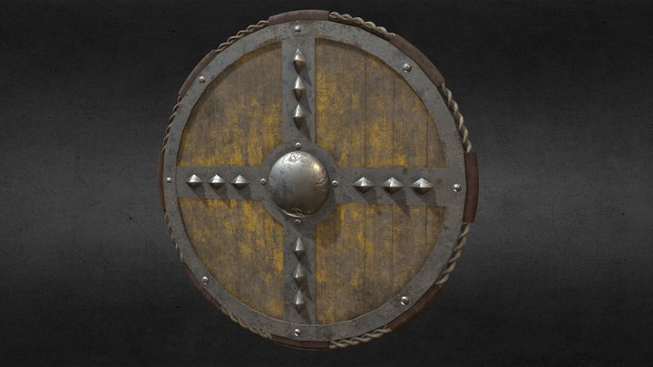 Viking Shield 3D Model