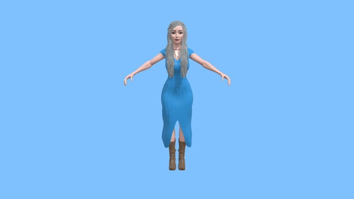 Daenerys Targaryen 3D Model