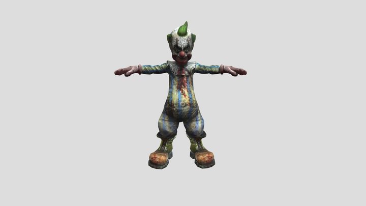 Clown horror model free – Gratis 3D-model STL