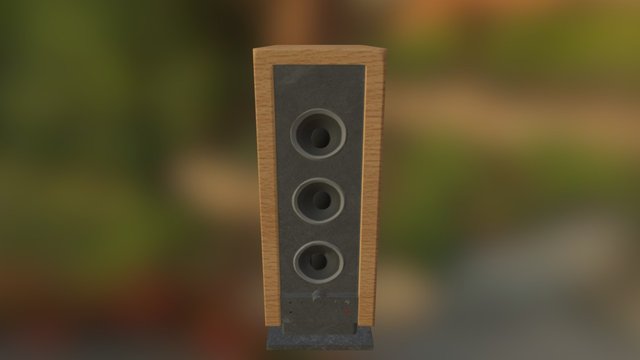 Speaker Main 3D Model