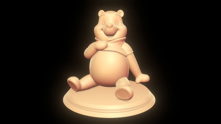 Winnie-the-Pooh 3D print 3D Model