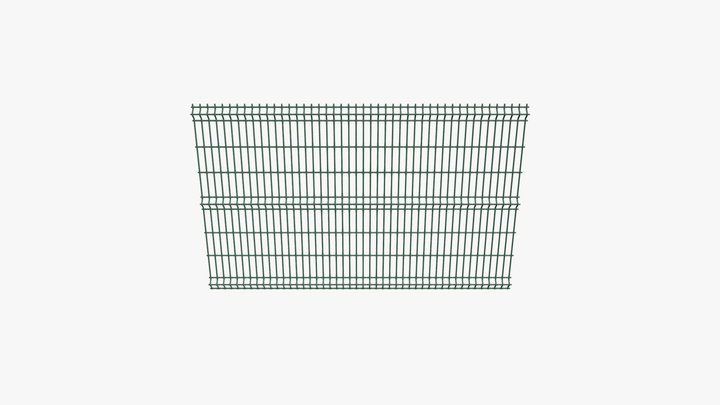 3D панель, 1.53х2.5 м для 3D забора 3D Model
