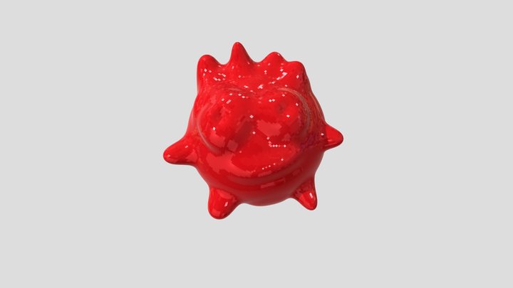 Sour Patch Sphere 3D Model